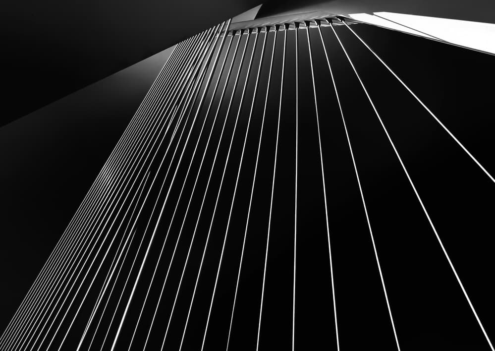 Abstract Architectural Lines by Ercan Sahin — canvas wall art
