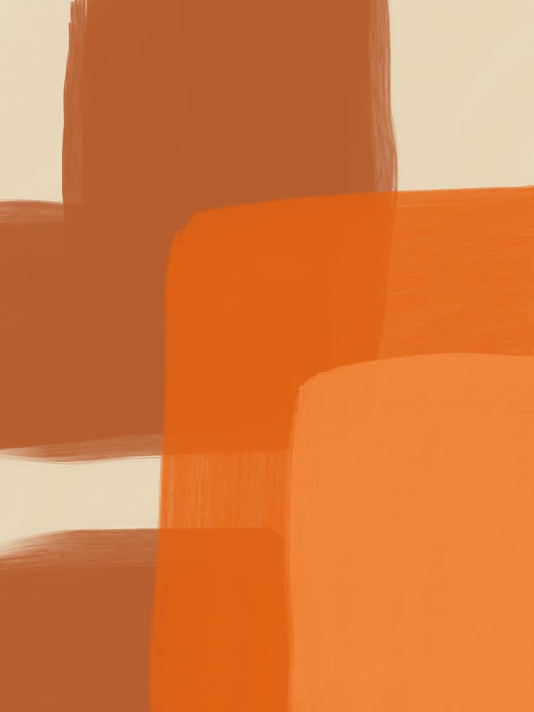 Overlapping Warm Hues by Studio Palette — canvas wall art