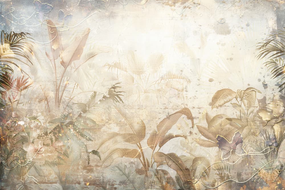 Vintage Botanical Jungle by Rafal Kulik — canvas wall art