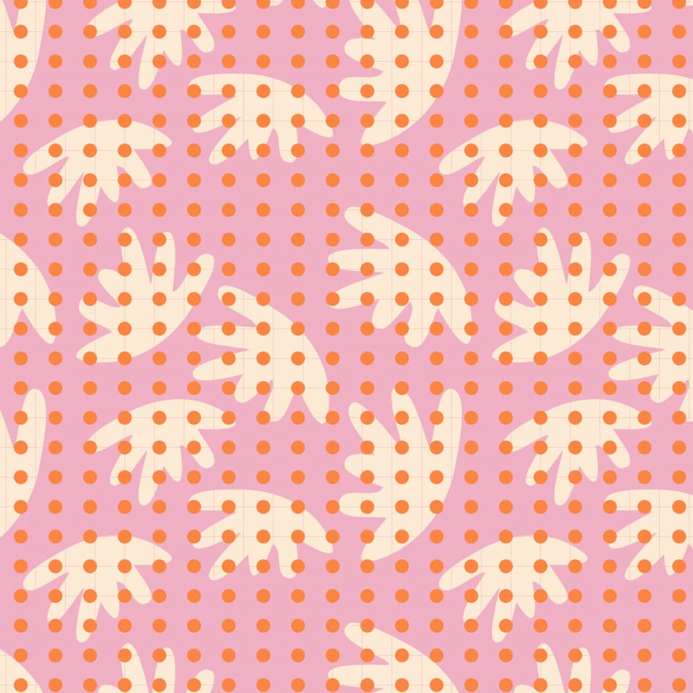 Playful Polka Shapes by Dina Dankers — canvas wall art