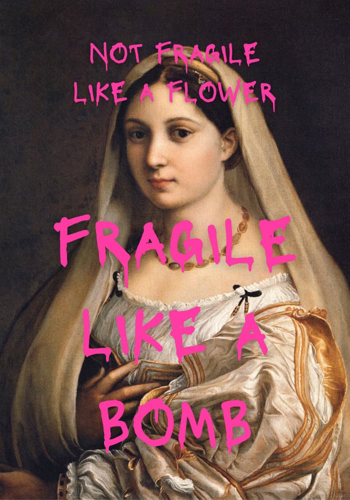 Fragile Like A Bomb by Athene Fritsch — canvas wall art
