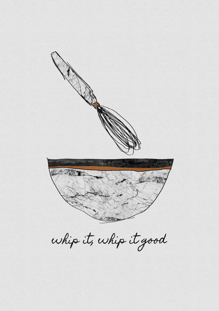 Whip It Good Baking by Orara Studio — canvas wall art