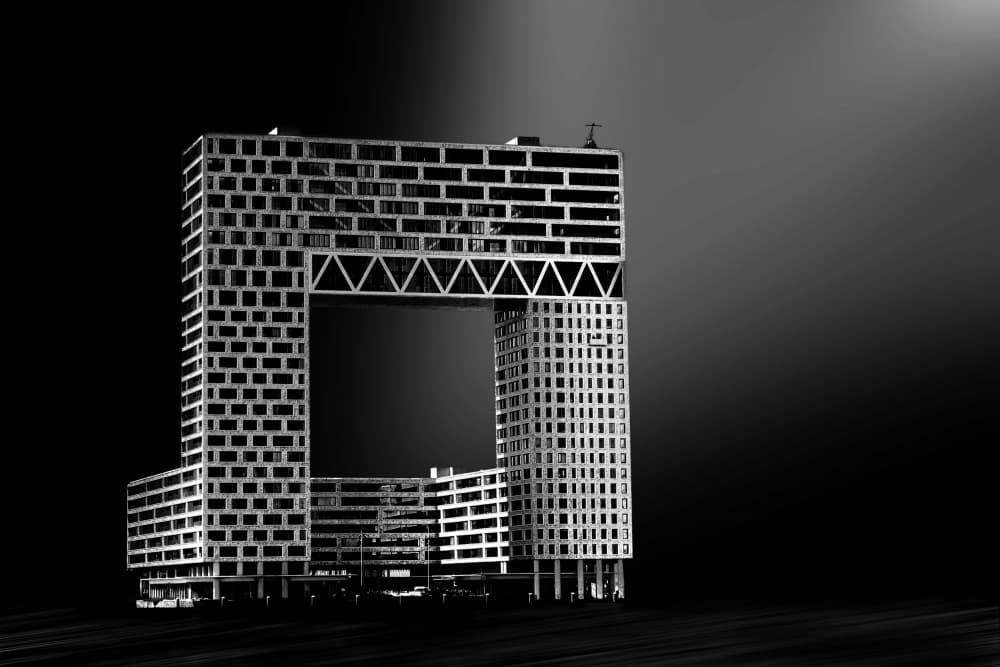 Modern Building Arch by Henk Langerak — canvas wall art