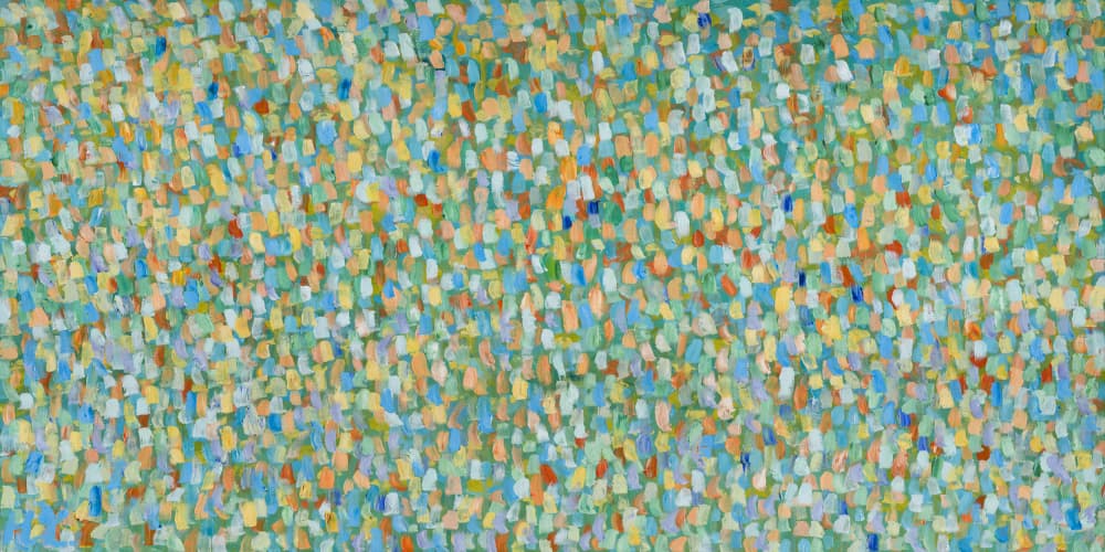 Vibrant Textured Meadow by Helen Joynson — canvas wall art