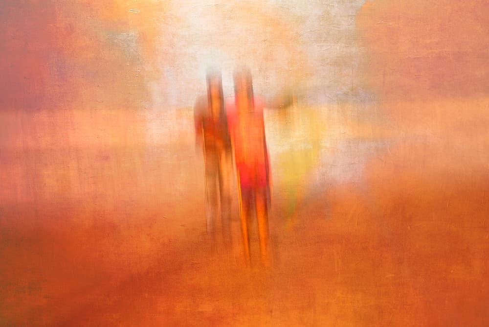 Golden Hour Connection by Anette Ohlendorf — canvas wall art