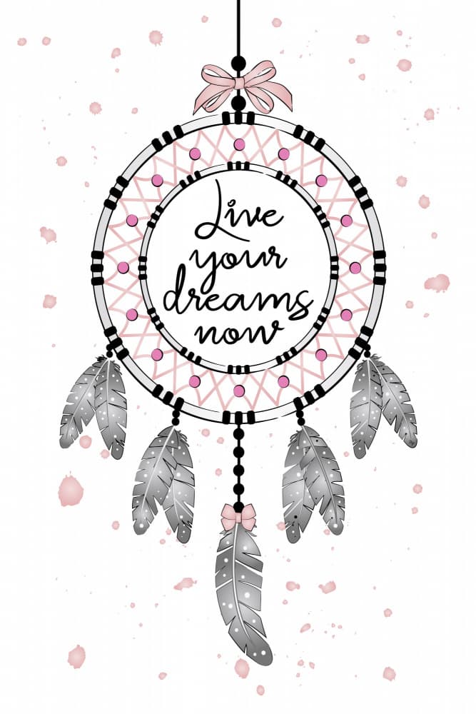 Live Your Dreams Now by Martina — canvas wall art