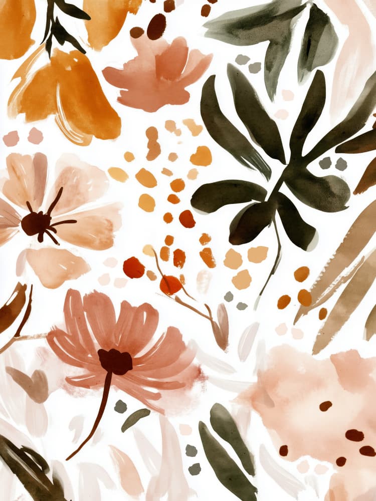 Autumn Bloom Burst by Treechild — canvas wall art