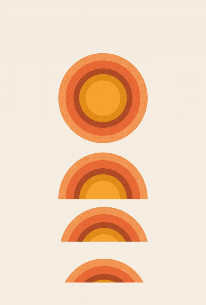 Sunset Echoes by THE MIUUS STUDIO — canvas wall art