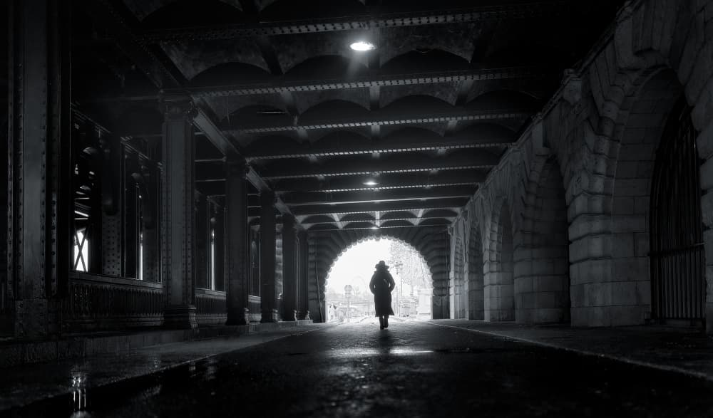 Light at Tunnel End by Javier de la Torre — canvas wall art