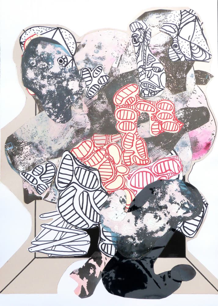 Abstract Organic Forms by Pascal Marlin — canvas wall art
