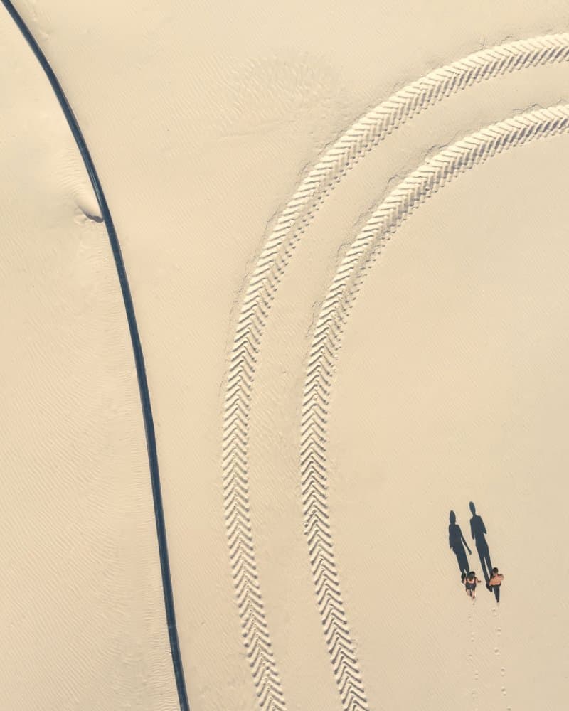 The traces we leave behind by Kateryna Polishchuk — canvas wall art