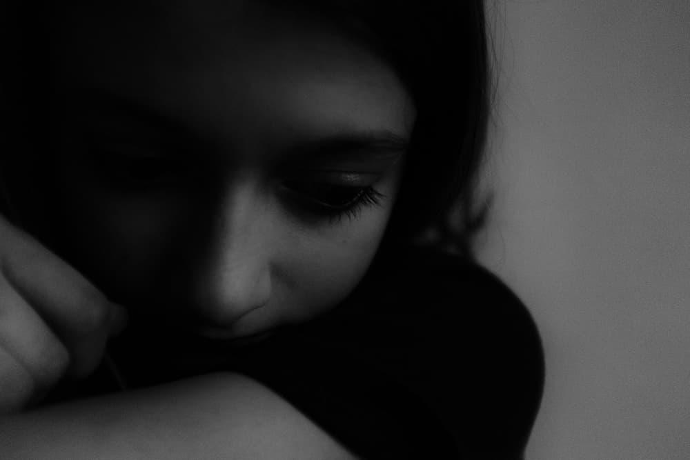 Pensive Young Woman by Pawel Majewski — canvas wall art