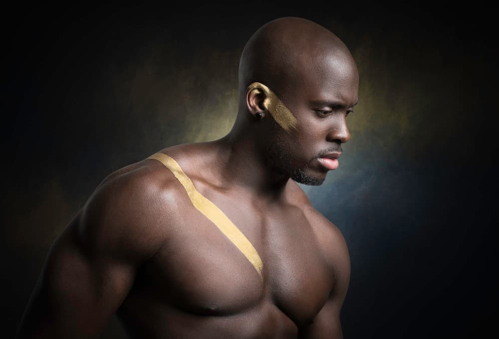 Strong Golden Warrior by Luc Stalmans — canvas wall art