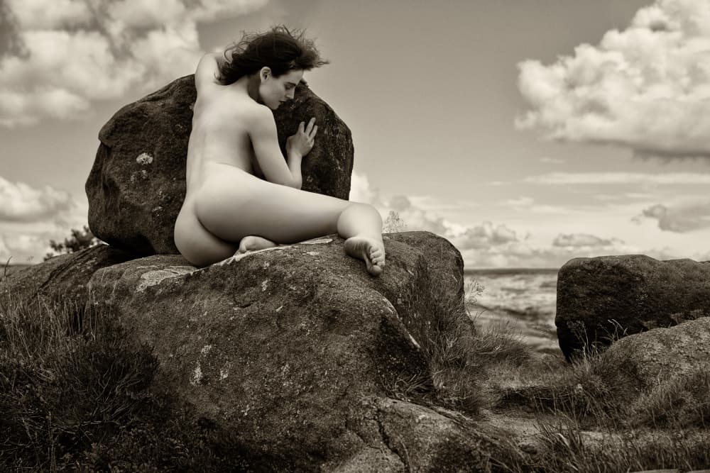 Serene Nude Form by Jan Slotboom — canvas wall art