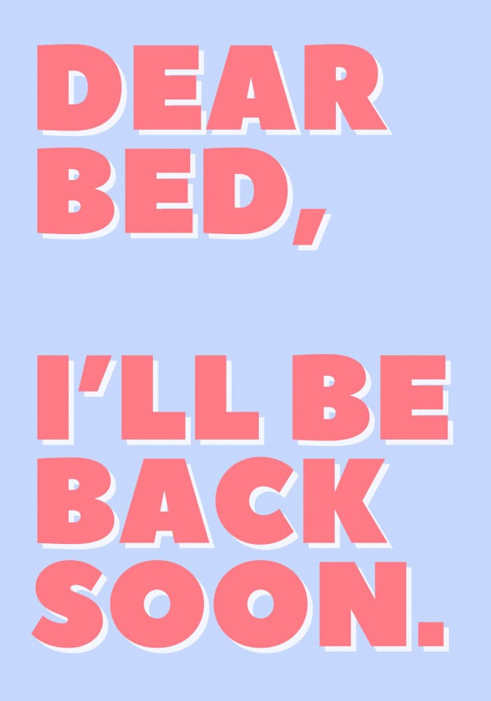 Letter to My Bed by Athene Fritsch — canvas wall art