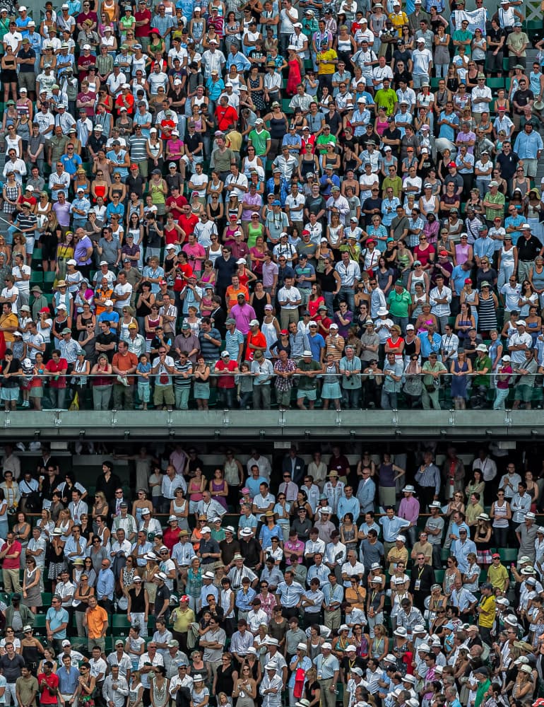 Vast Crowd Watches Event by Rodrigo Marin — canvas wall art