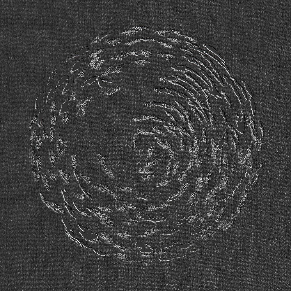 Dynamic Grey Swirl by Santhosh ch — canvas wall art