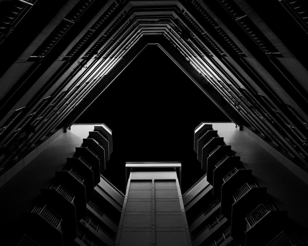 Modern Building Perspective by Jeffrey Wong — canvas wall art