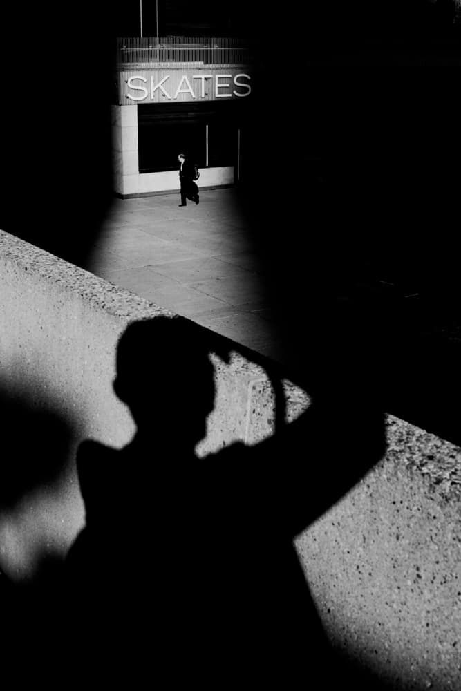 Urban Night Shadow by Jian Wang — canvas wall art