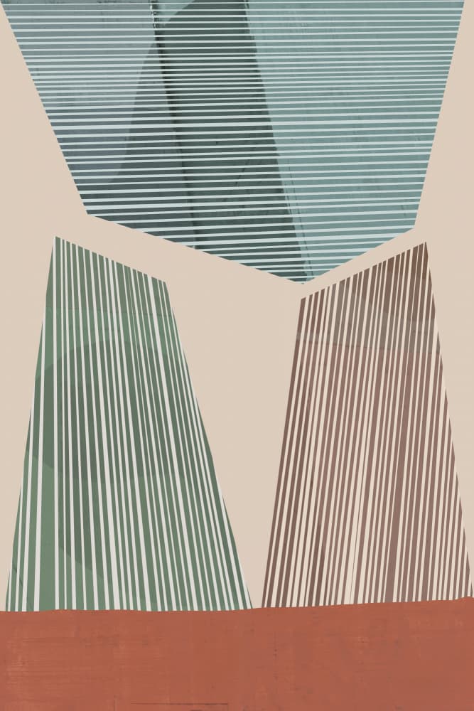 Abstract Geometric Forms by cartissi — canvas wall art