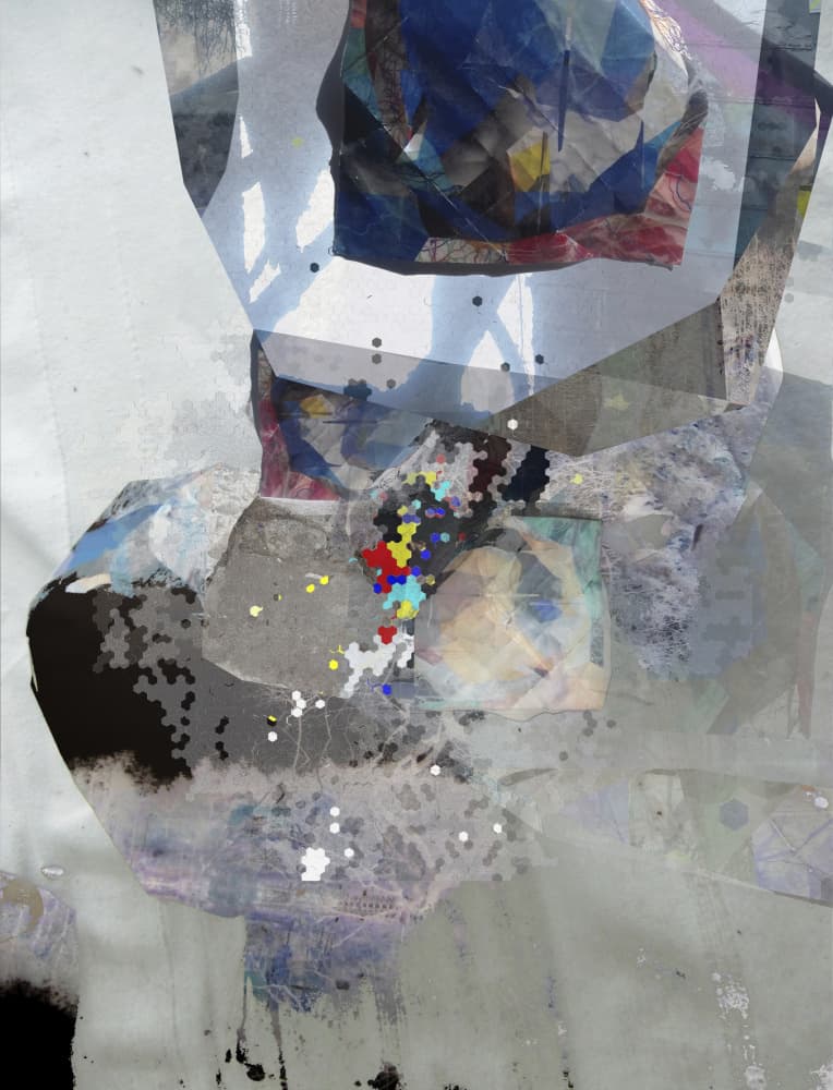 Modern Abstract Collage by Stefan Fransson — canvas wall art