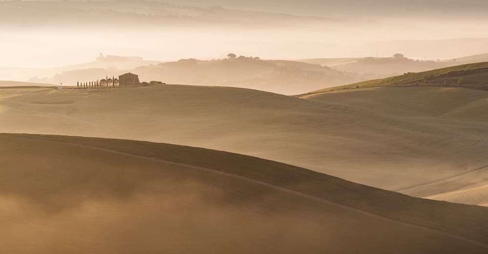 Misty Countryside Morning by Marco Galimberti — canvas wall art