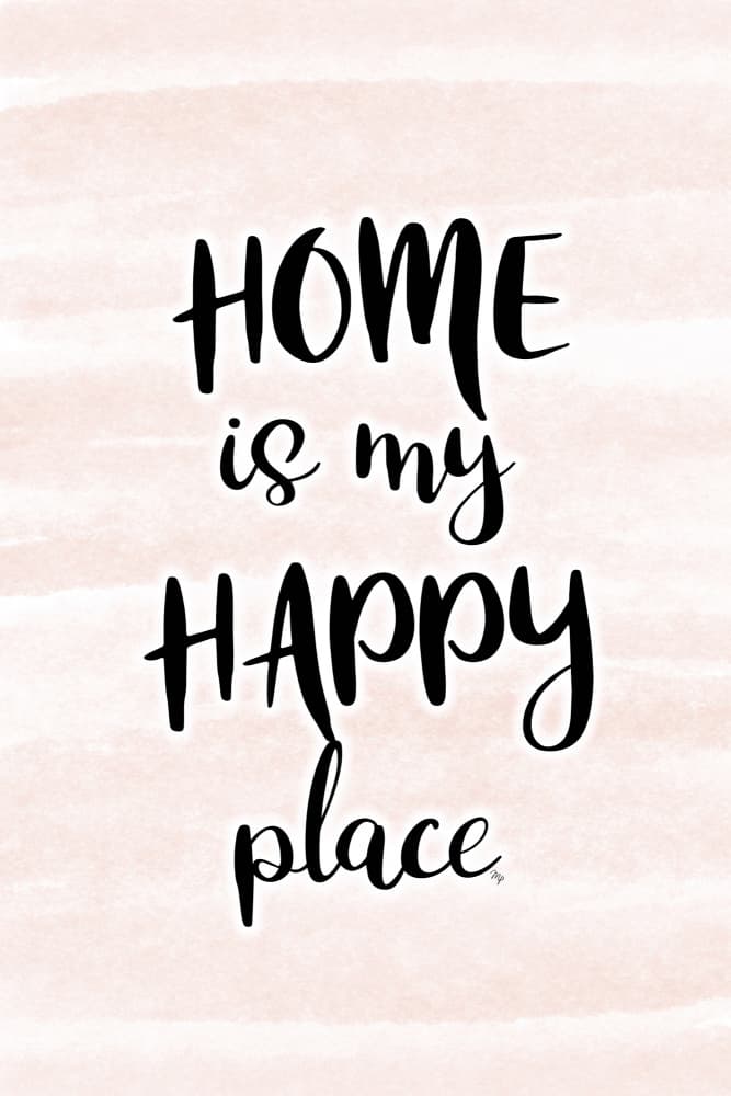 Home My Happy Place by Martina — canvas wall art