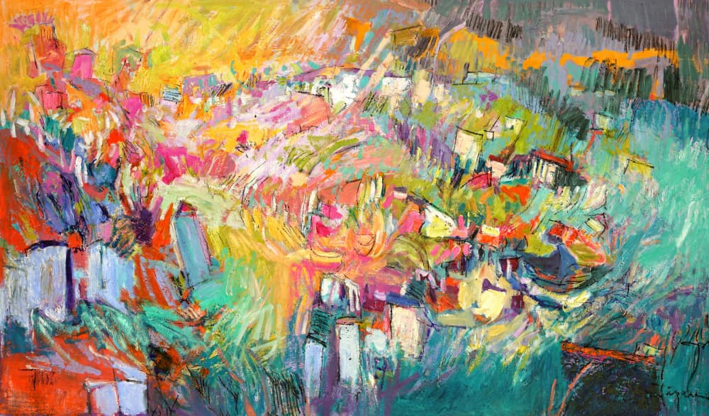 Colorful Havoc by Dorothy Fagan — canvas wall art