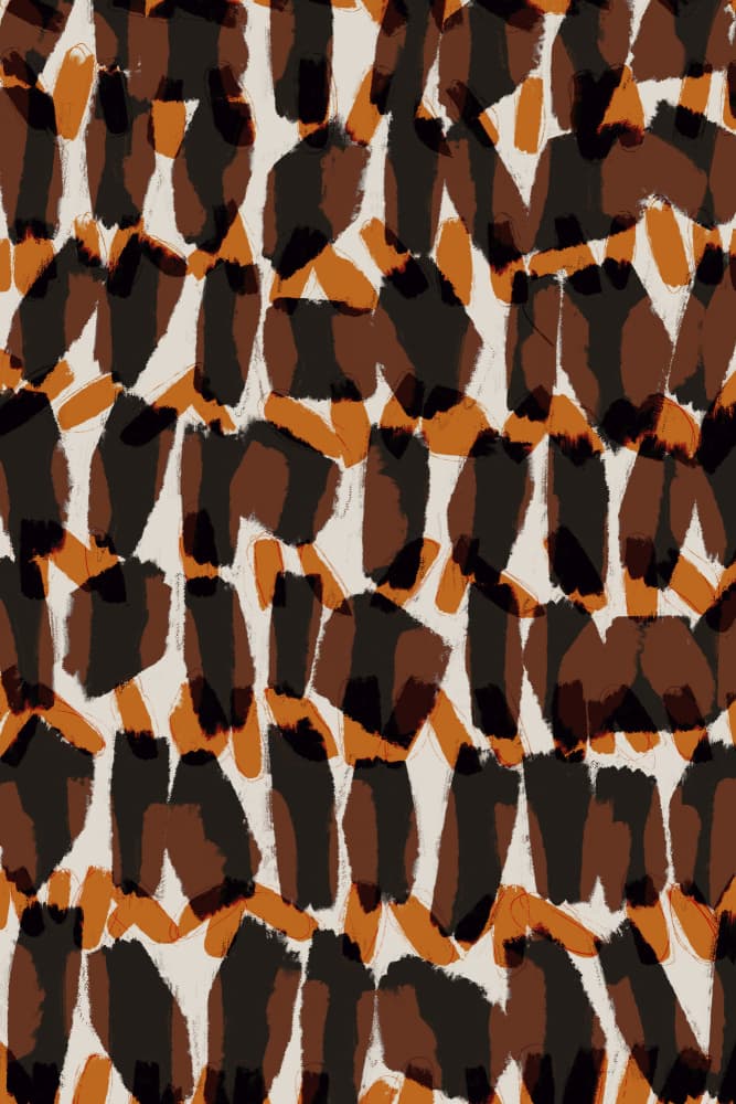 Autumn Brush Strokes by Treechild — canvas wall art