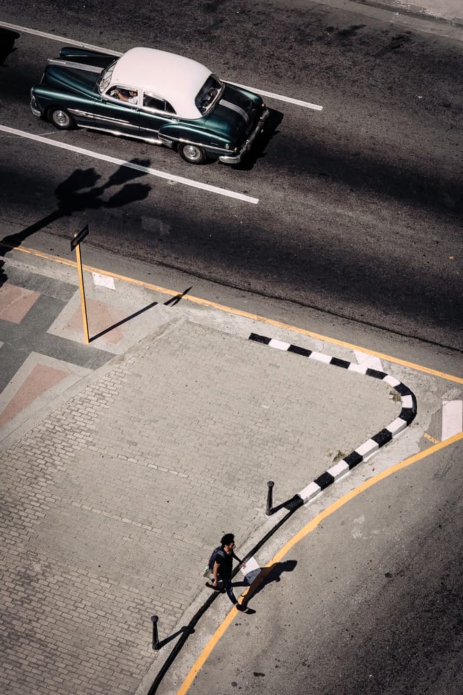 Urban Street Long Shadows by Andy Bauer — canvas wall art