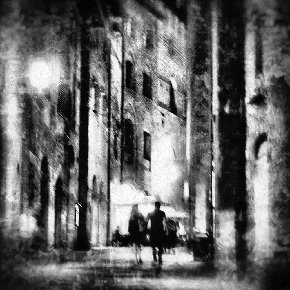 Romantic City Night by Vincenzo Pascale — canvas wall art