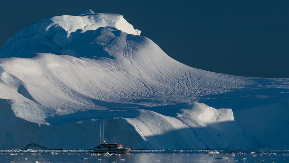 Massive Arctic Iceberg by Marc Pelissier — canvas wall art