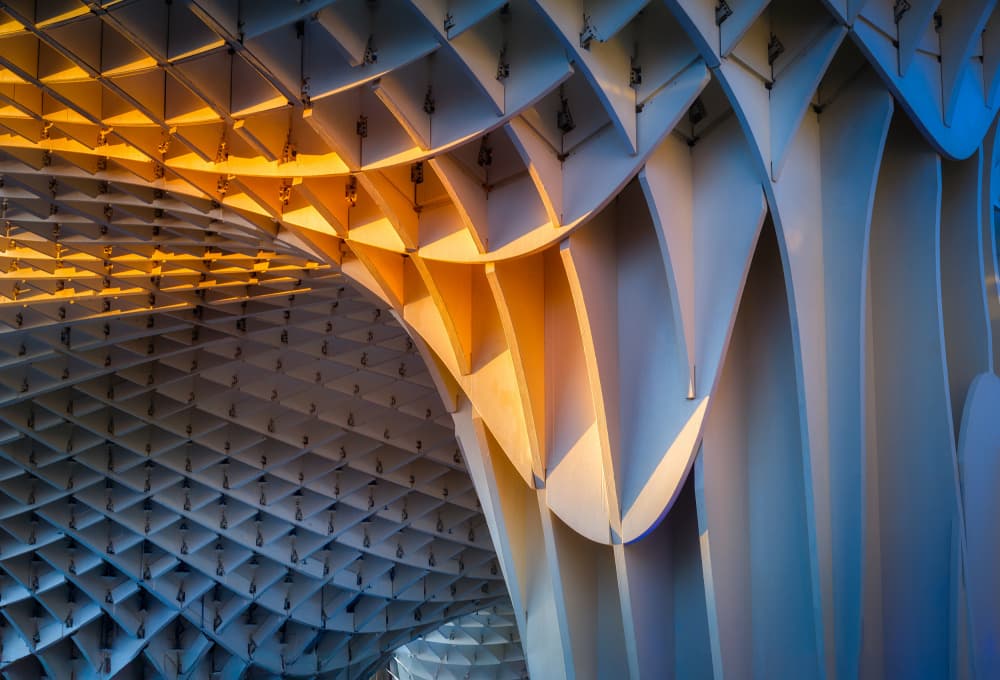 Geometric Light and Shadow by Eugenio Pastor Benjumeda — canvas wall art