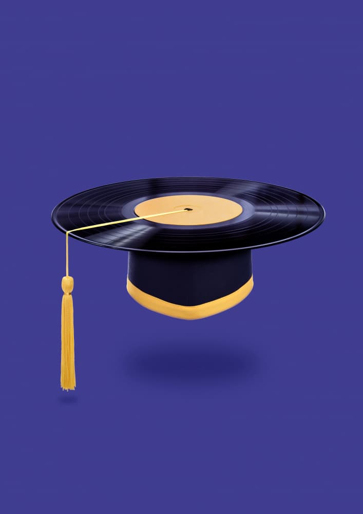 Academic Vinyl Cap by Artem Pozdniakov — canvas wall art