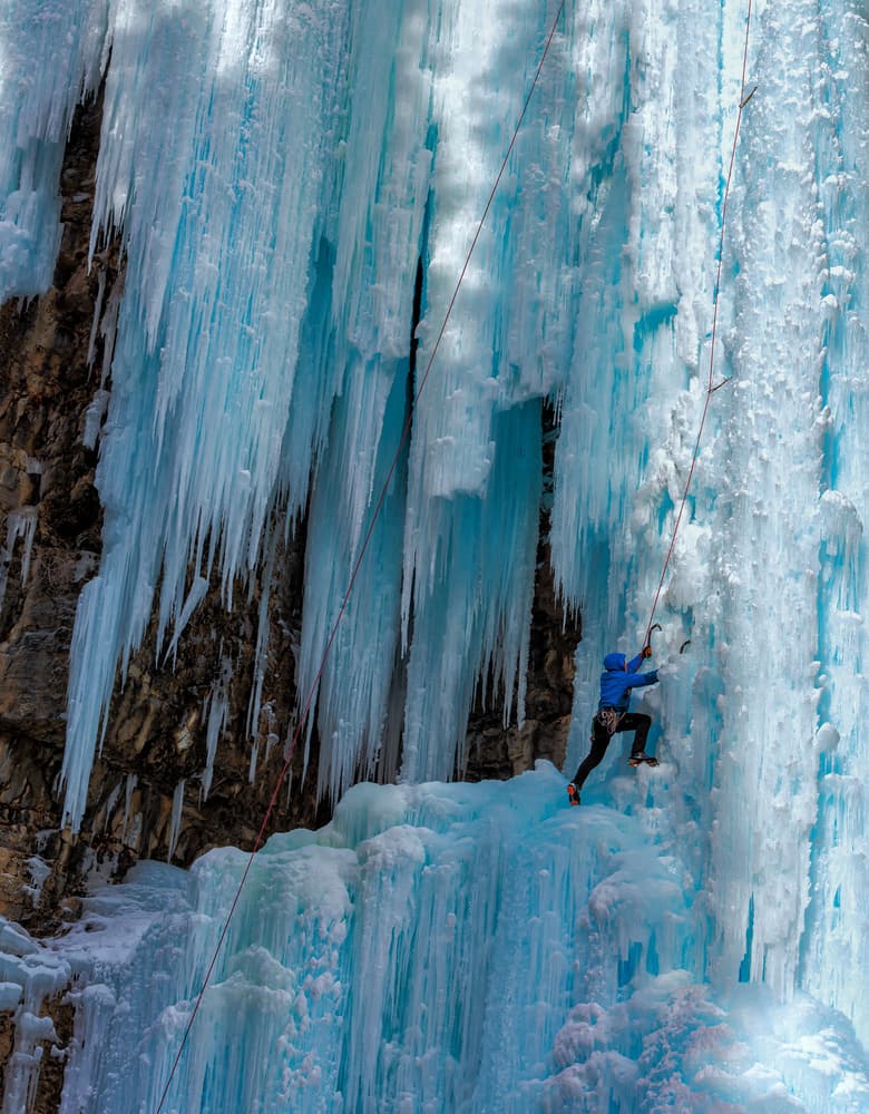 Ice Climbing Adventure by Jie Fischer — canvas wall art