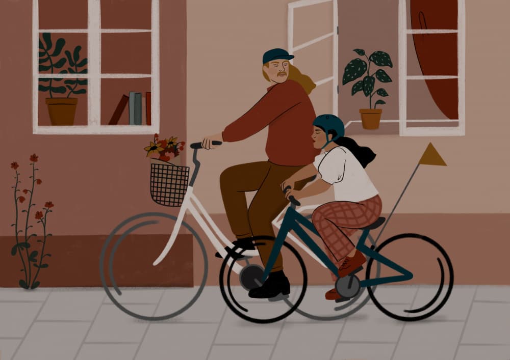 Warm Afternoon Ride by Ida Alvarsson — canvas wall art