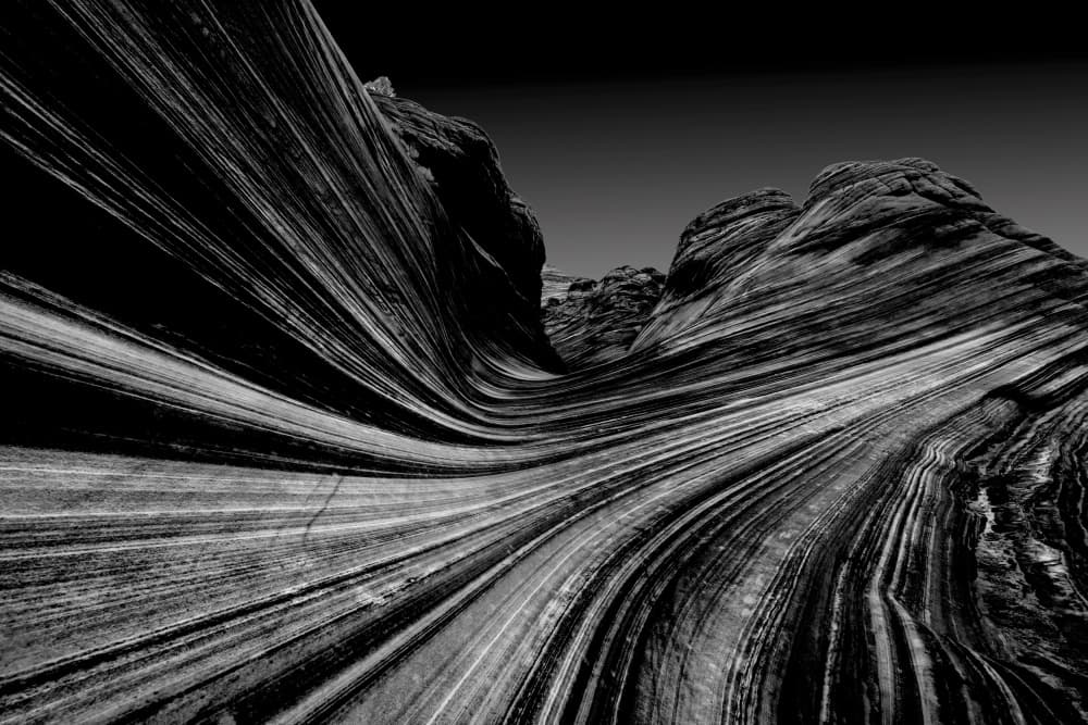 Wavy Rock Formation by Jiahong Zeng — canvas wall art