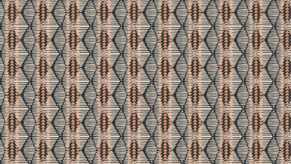 Tribal Geometric Pattern by Gemma Bardot — canvas wall art