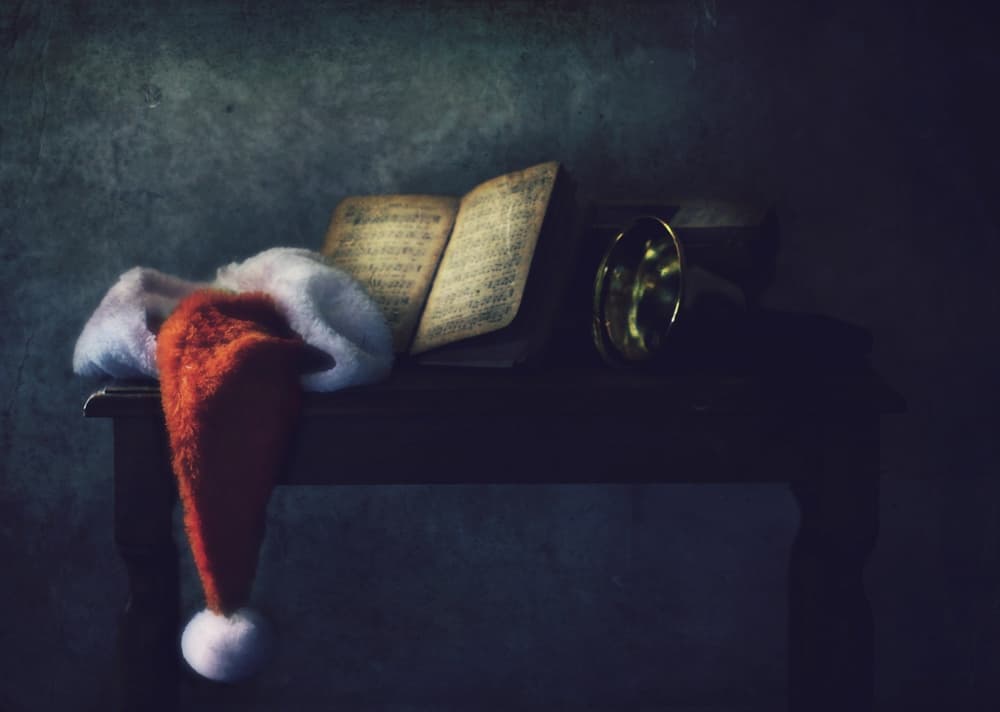 Nostalgic Christmas Melody by Delphine Devos — canvas wall art