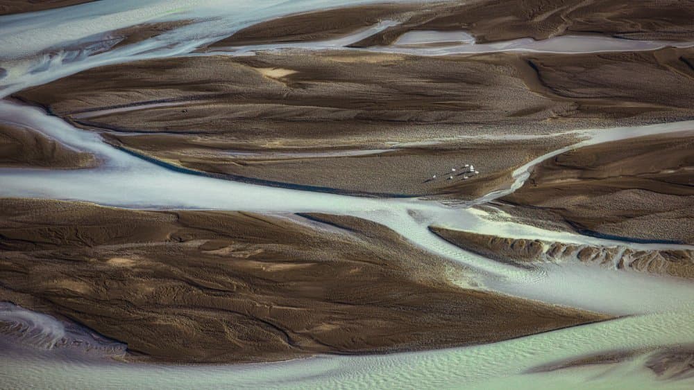 Braided River Delta by Haim Rosenfeld — canvas wall art
