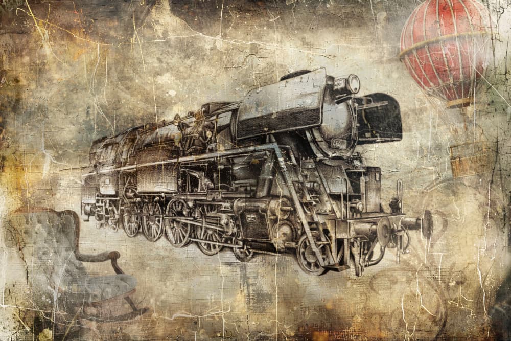 Steampunk Dream Machine by Rafal Kulik — canvas wall art