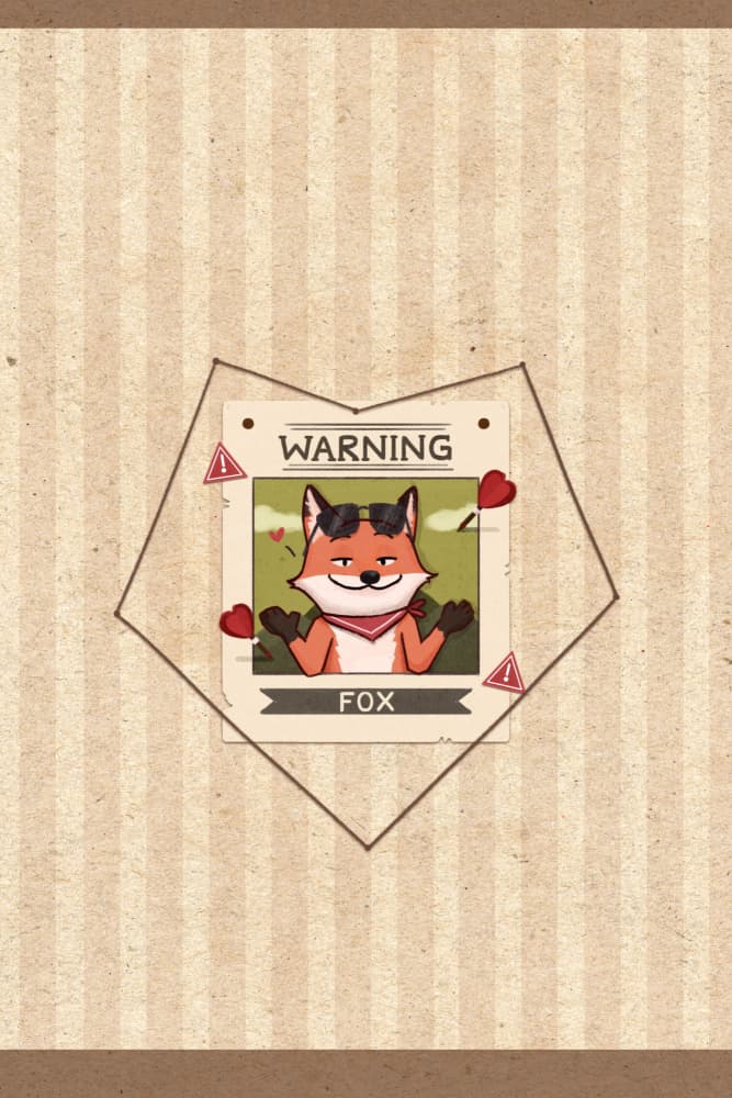 Wanted Love Fox by Xuan Thai — canvas wall art