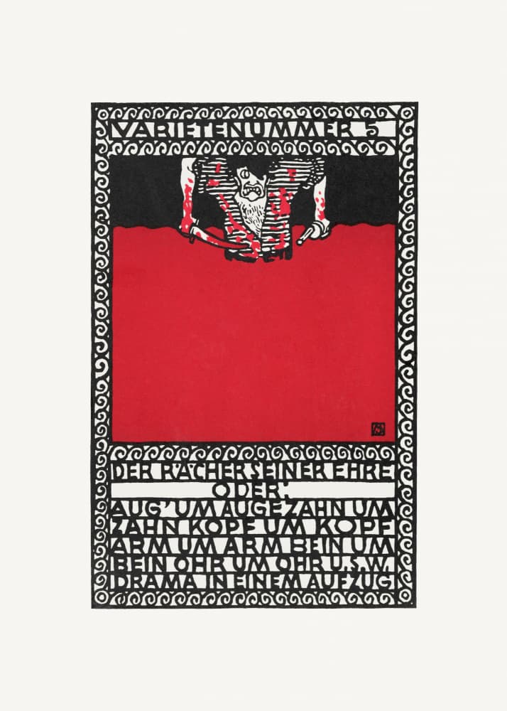 Variety Act 5  the Avenger of His Honor by Moriz Jung — canvas wall art
