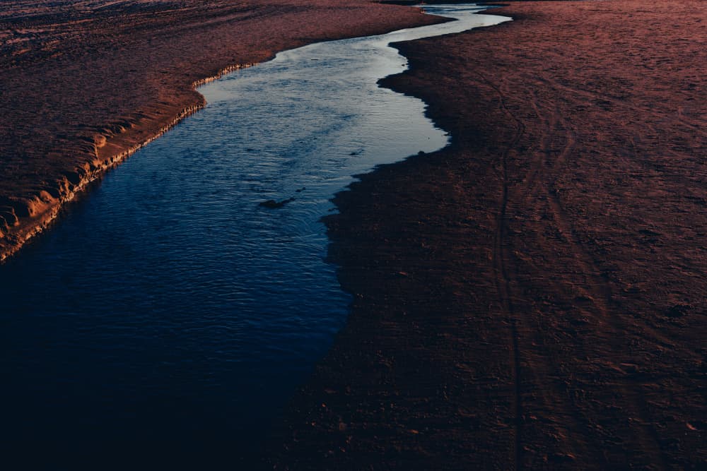 Winding Desert River by Tal Paz-Fridman — canvas wall art