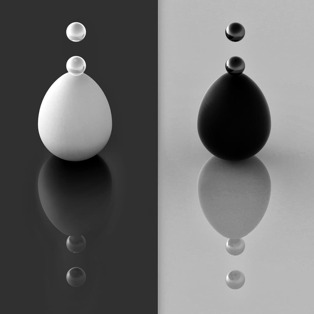 Black White Equilibrium by Antonyus Bunjamin (Abe) — canvas wall art