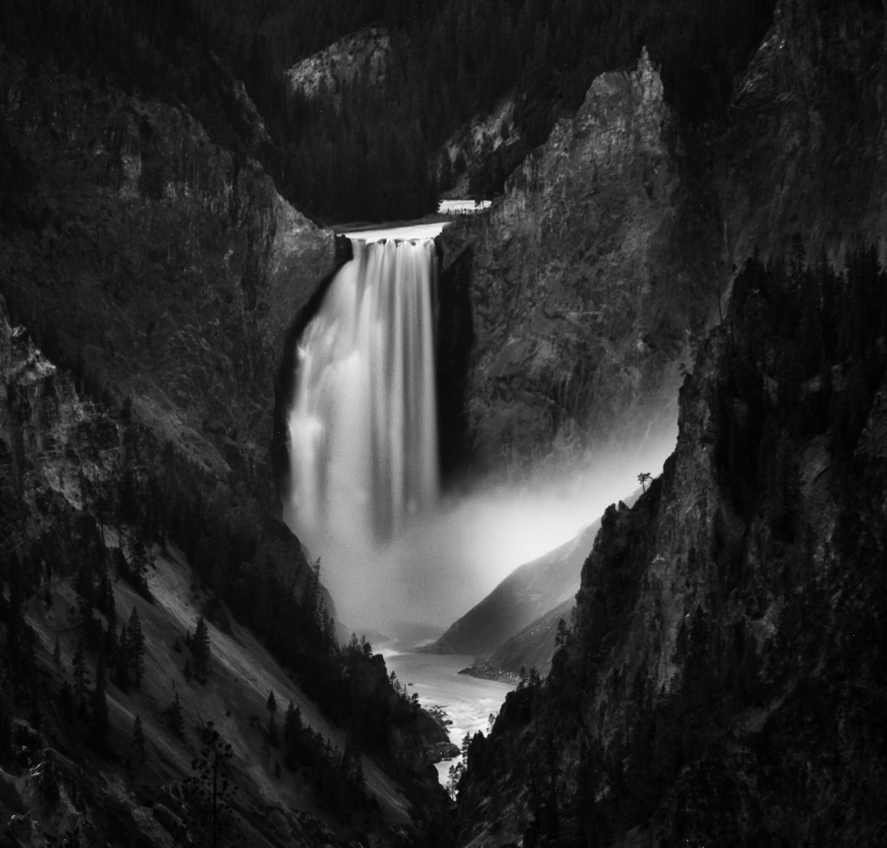 Majestic Canyon Waterfall by Yvette Depaepe — canvas wall art