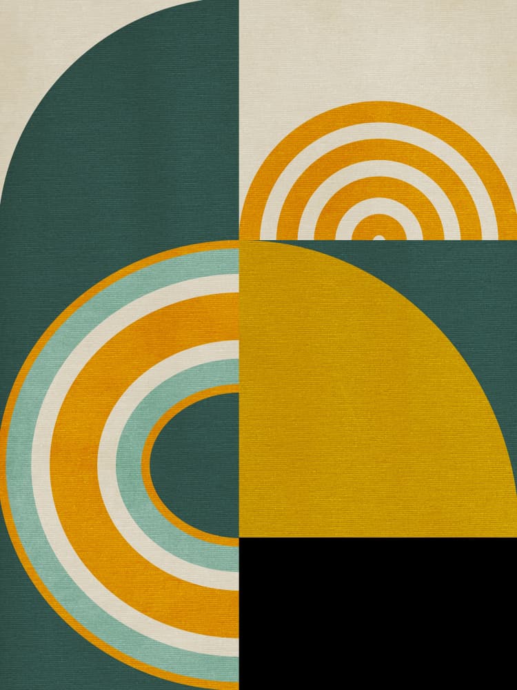 Rainbow Plus Shapes8 by Ana Rut Bre — canvas wall art