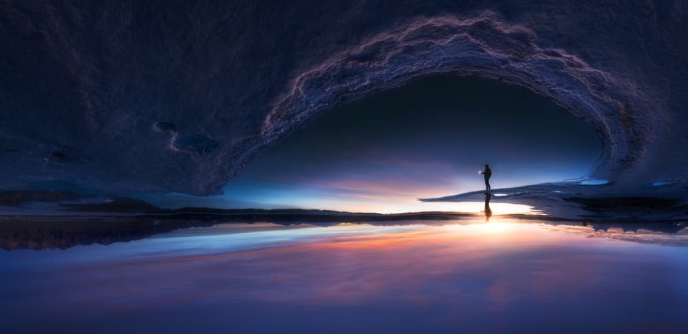Twilight Reflection Arch by Selions(陈磊) — canvas wall art