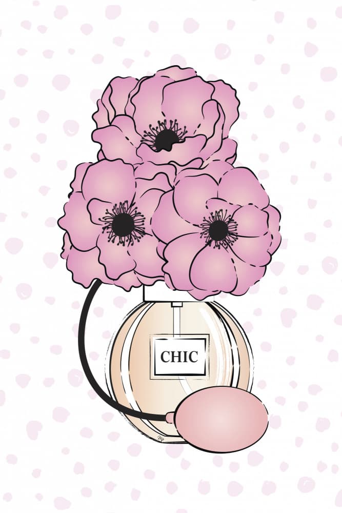 Chic Flowers Fragrance by Martina — canvas wall art