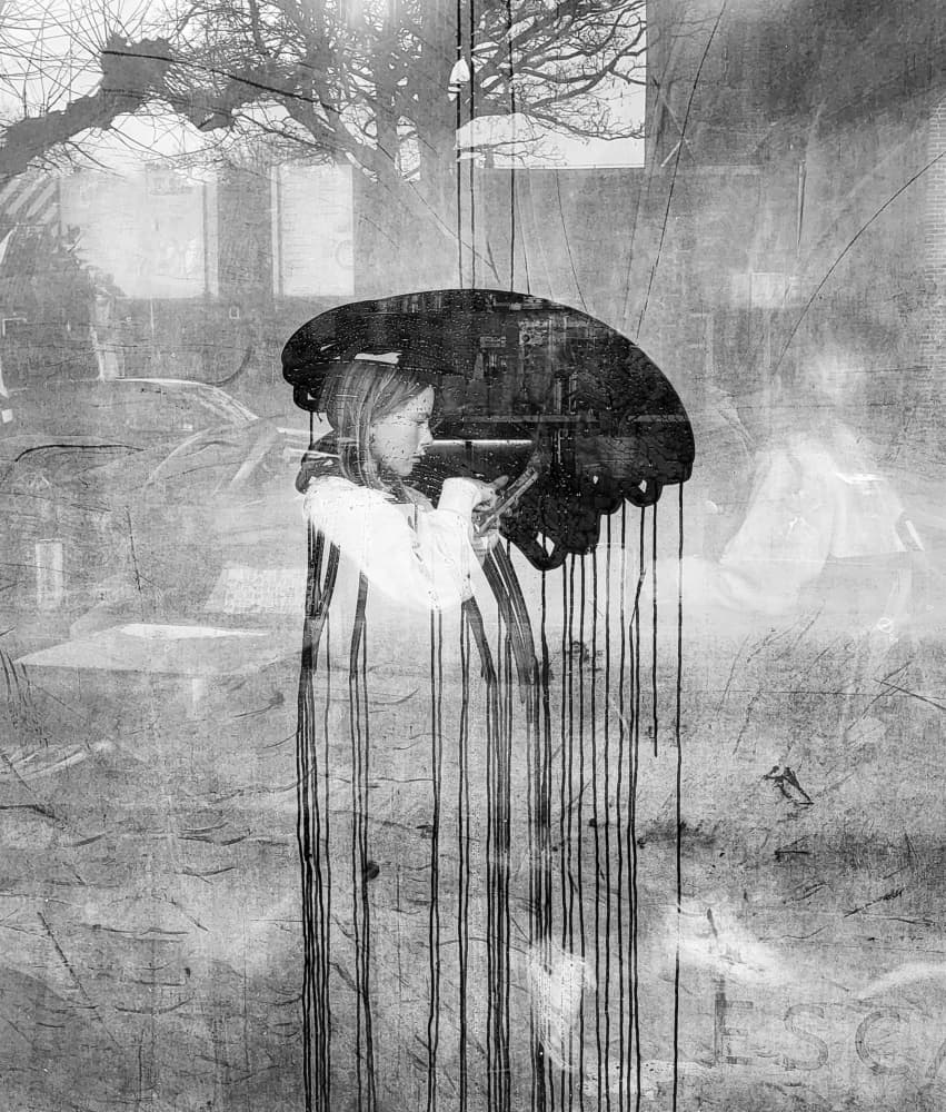 Contemplative Window Girl by Huib Limberg — canvas wall art
